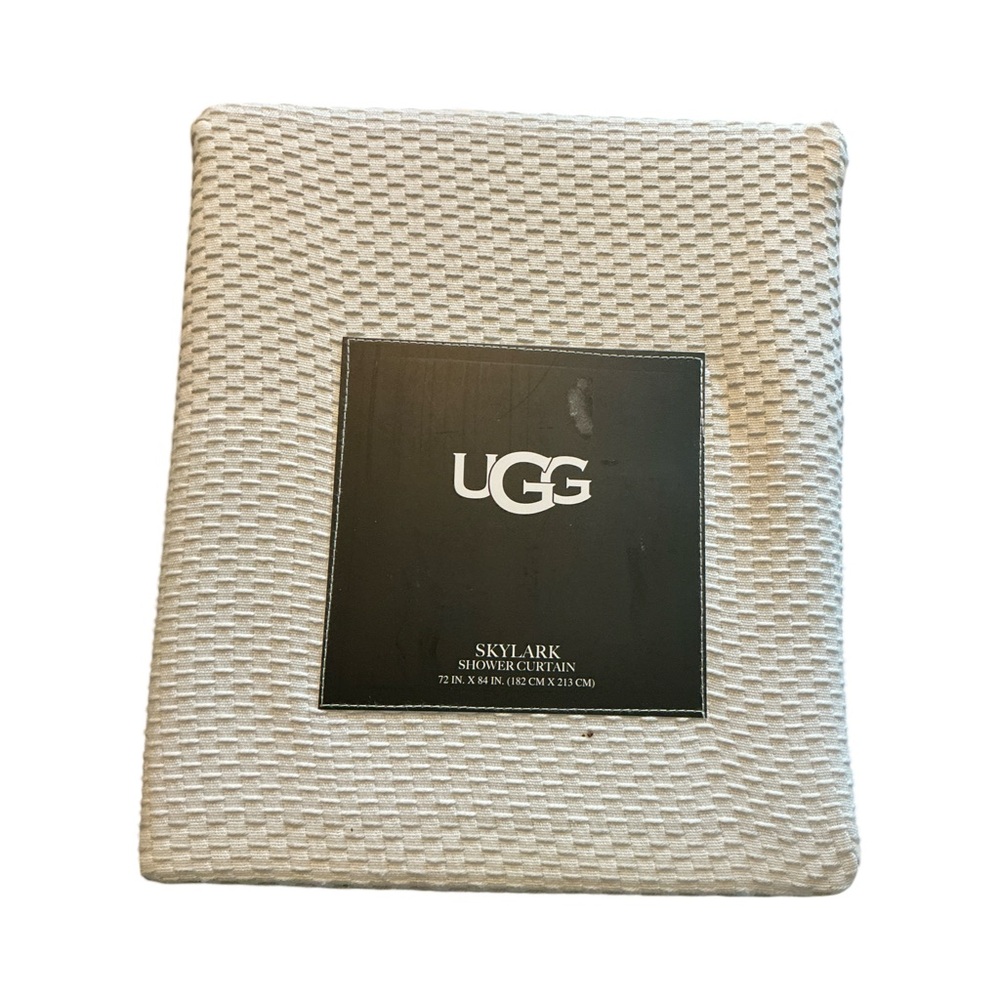 UGG SKYLARK SHOWER CURTAIN NWT